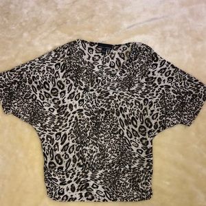 Isabella Rodriguez Leopard Print Shirt.